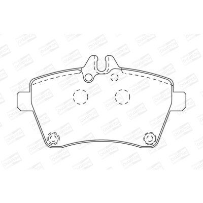 Jeu de plaquettes de frein CHAMPION 573226CH