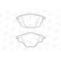 Kit de plaquettes de frein, frein à disque