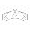 Jeu de plaquettes de frein CHAMPION 573731CH