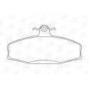 Jeu de plaquettes de frein CHAMPION 573778CH
