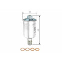 Filtre à carburant BOSCH 0 450 905 005