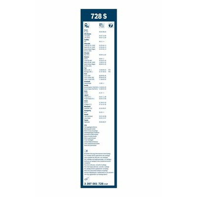 Essuie-glaces BOSCH 3 397 001 728