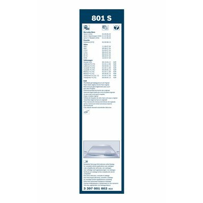 Balais d'essuie-glace BOSCH 3 397 001 802