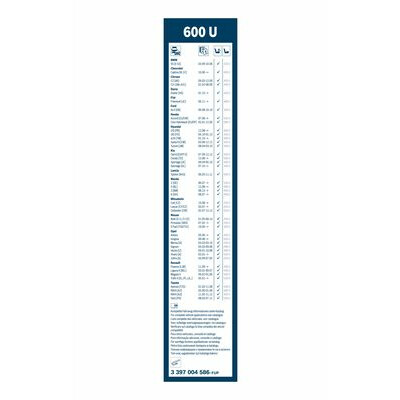 Essuie-glaces BOSCH 3 397 004 586