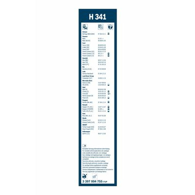 Essuie-glaces BOSCH 3 397 004 755