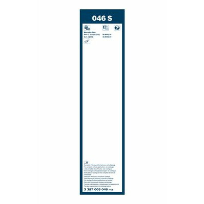 Balais d'essuie-glace BOSCH 3 397 005 046
