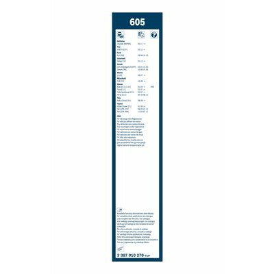 Essuie-glaces BOSCH 3 397 010 270