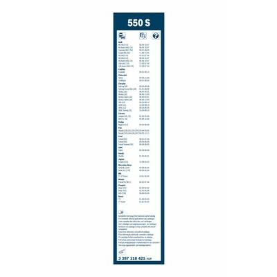 Essuie-glaces BOSCH 3 397 118 421