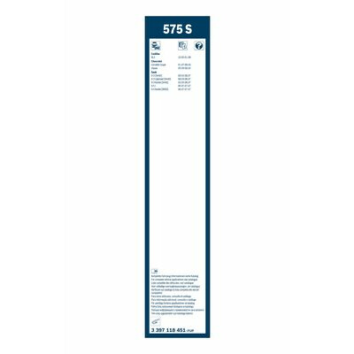 Essuie-glaces BOSCH 3 397 118 451
