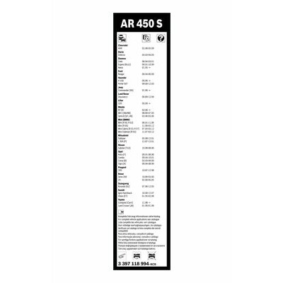 Rétrofit Aerotwin BOSCH 3 397 118 994