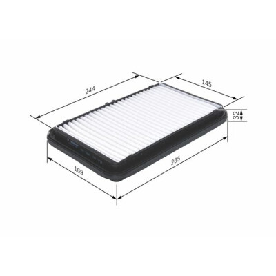 Filtre à air BOSCH F 026 400 001