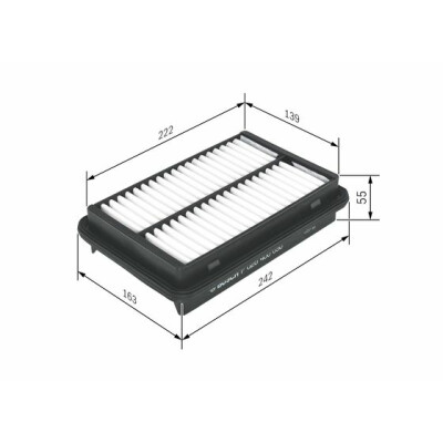Filtre à air BOSCH F 026 400 090