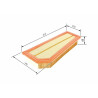 Filtre à air BOSCH F 026 400 134
