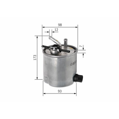 Filtre à carburant BOSCH F 026 402 059