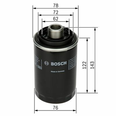Filtre à huile BOSCH F 026 407 080
