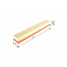 Filtre à air BOSCH 1 457 433 043