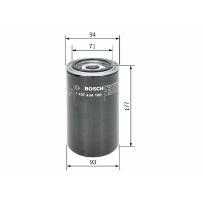 Filtre à carburant BOSCH 1 457 434 180