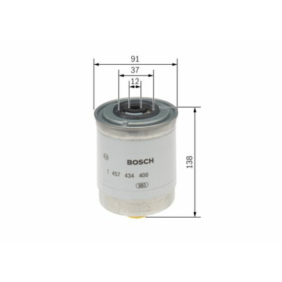 Filtre à carburant BOSCH 1 457 434 400