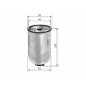 Filtre à carburant BOSCH 1 457 434 408