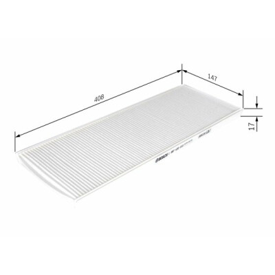 Filtre à air d'habitacle BOSCH 1 987 432 010