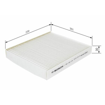 Filtre à air d'habitacle BOSCH 1 987 432 075