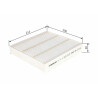 Filtre à air d'habitacle BOSCH 1 987 432 133