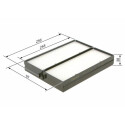 Filtre, air de l'habitacle