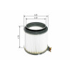 Filtre à air d&#39;habitacle BOSCH 1 987 432 193