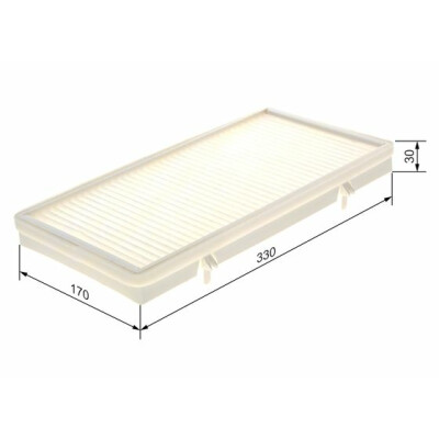 Filtre à air d'habitacle BOSCH 1 987 432 208