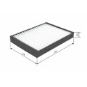 Filtre à air d&#39;habitacle BOSCH 1 987 432 221