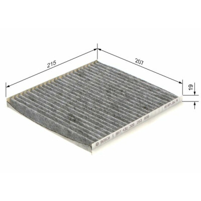 Filtre à air d'habitacle BOSCH 1 987 432 320