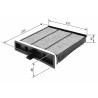 Filtre, air de l'habitacle