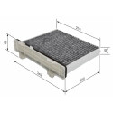Filtre à air d&#39;habitacle BOSCH 1 987 432 498