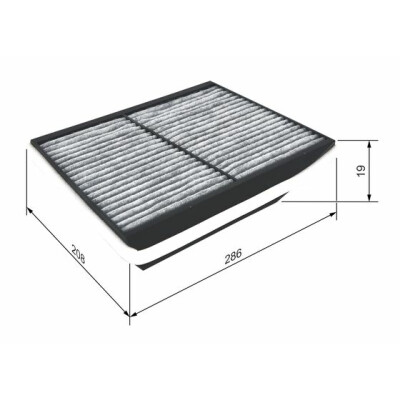 Filtre à air d'habitacle BOSCH 1 987 432 525