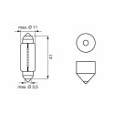 Pack Lampes, éclairage de plaque d&#39;immatriculation (10 unités)