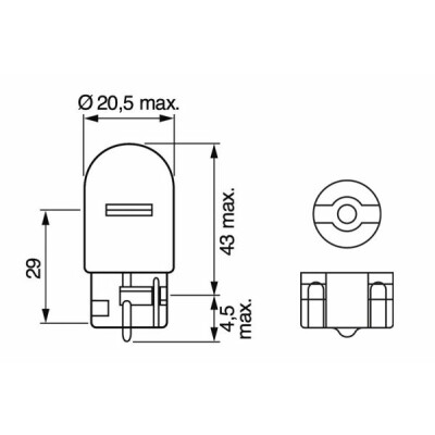 Lampe à incandescence BOSCH 1 987 302 251