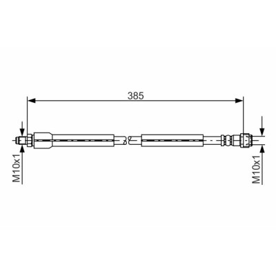 Flexible de frein BOSCH 1 987 476 949