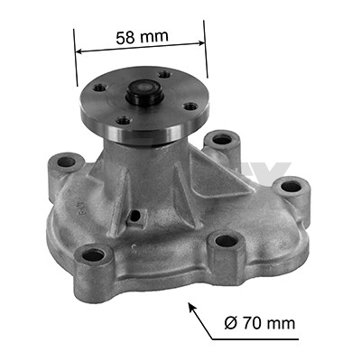 Pompe à eau AIRTEX 155.0