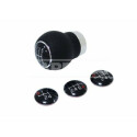 Pommeau de levier de vitesse standard noir CARPRISS 72512797BOL