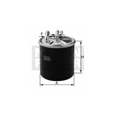 Filtre à carburant MANN-FILTER WK 820/5