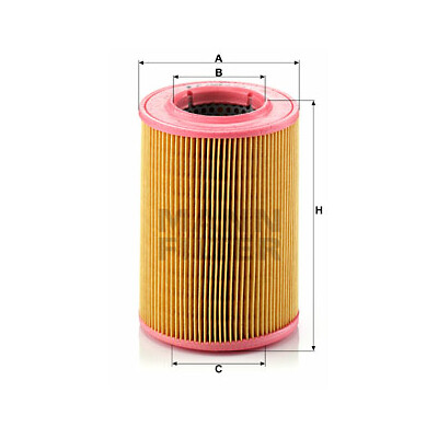 Filtre à air MANN-FILTER C 1380/1
