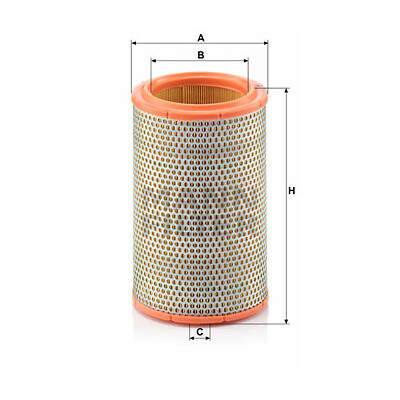 Filtre à air MANN-FILTER C 1387