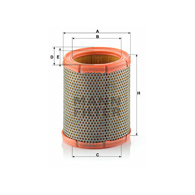 Filtre à air MANN-FILTER C 1460