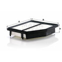 Filtre à air MANN-FILTER C 24 021