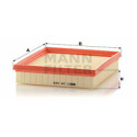 Filtre à air MANN-FILTER C 24 025