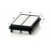 Filtre à air MANN-FILTER C 2432