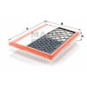 Filtre à air MANN-FILTER C 25 004