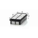 Filtre à air MANN-FILTER C 2524