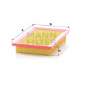 Filtre à air MANN-FILTER C 2568/1