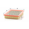 Filtre à air MANN-FILTER C 2571